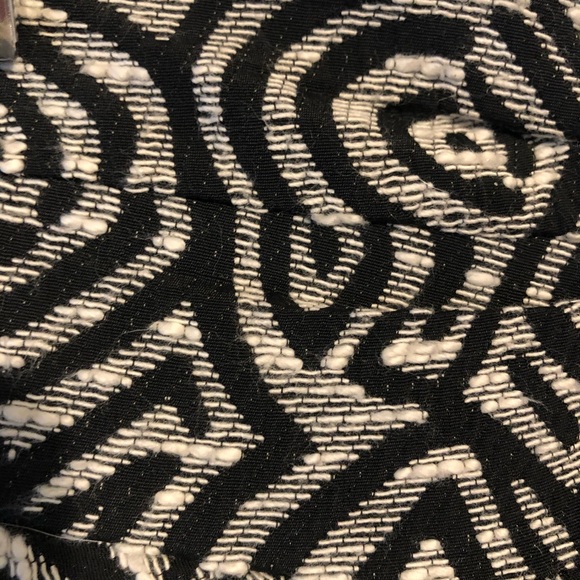 Eva Franco black white ruffled bubble skirt size 0 - Picture 3 of 8